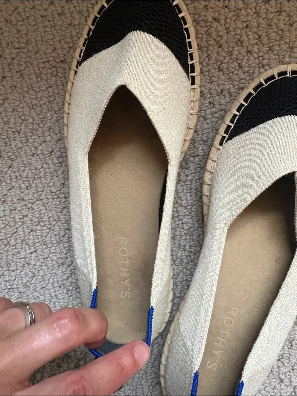 Rothy’s women’s espadrille boardwalk flats